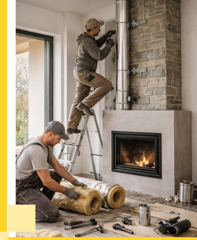 Монтаж дымоходов для каминов в Великих Луке от 15506 р. ЭриданВкл