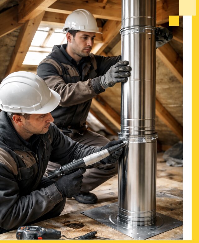 Монтаж дымоходов для каминов в Великих Луке с гарантией качества