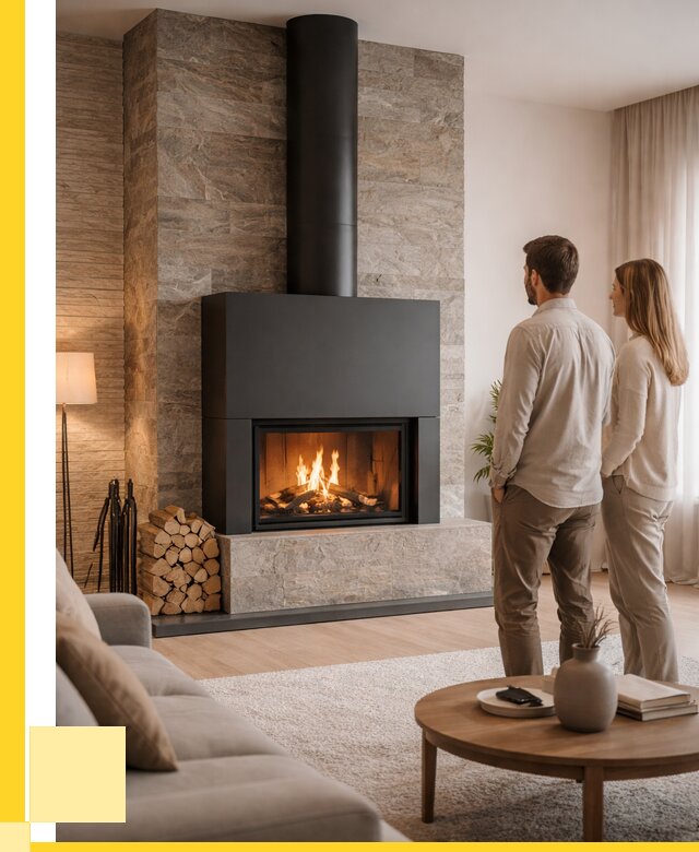 Закрытые камины под ключ в Великих Луке от 124044 р., ЭриданВкл