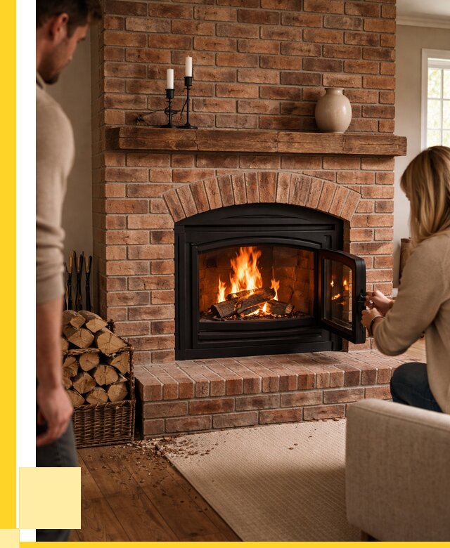 Кирпичные камины под ключ в Великих Луке от 155055 р. | ЭриданВкл