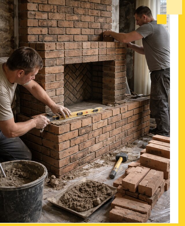 Изготовление и установка кирпичных каминов в Великих Луке