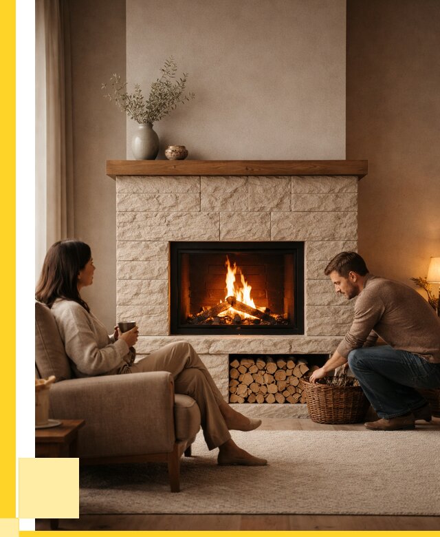 Камины для дома в Великих Луке под ключ от 155055 р. | ЭриданВкл