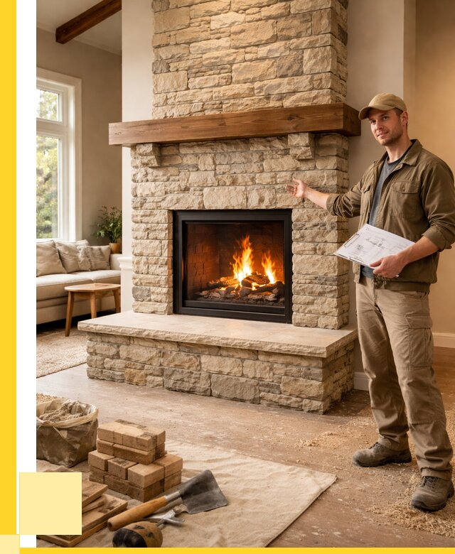 Камины под ключ в Великих Луке от 186066 р. | ЭриданВкл — установка