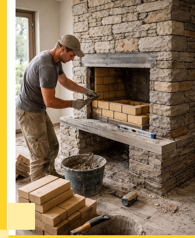 Кладка каминов и камина в Великих Луке от 25843 р. ЭриданВкл