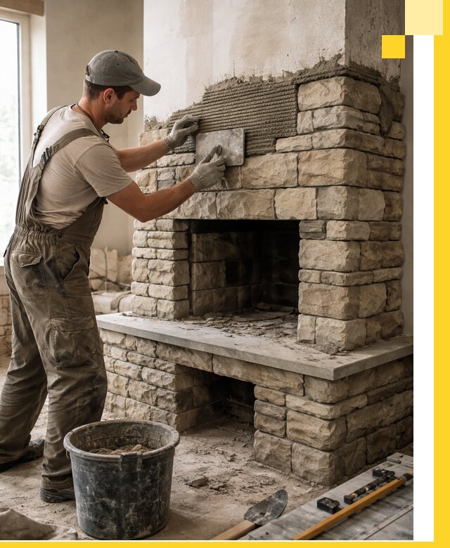 Строительство каминов под ключ в Великих Луке от проектирования до монтажа