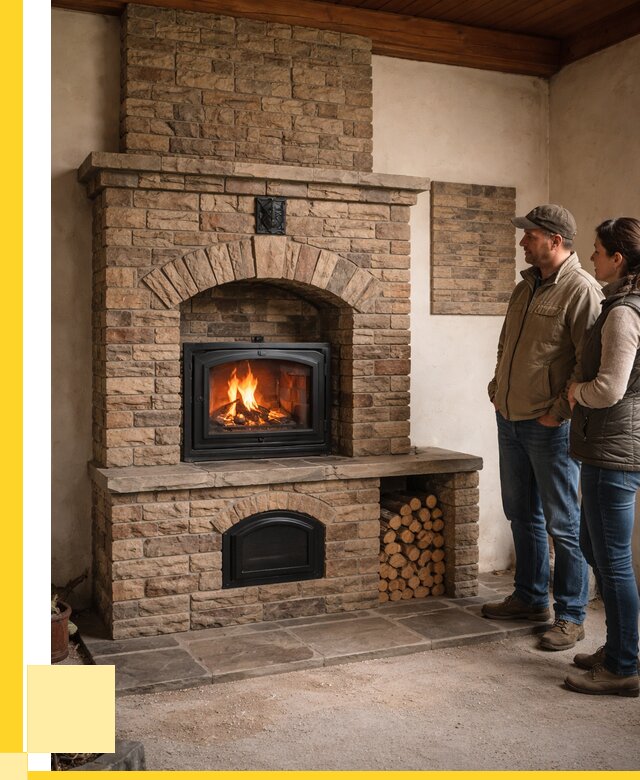 Кирпичная печь под ключ в Великих Луке от 155055 р. | ЭриданВкл