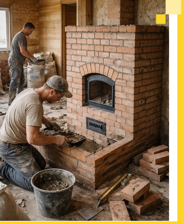 Профессиональное строительство печей в Великих Луке под ключ