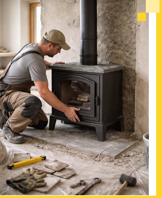 Профессиональный монтаж печей и каминов в Великих Луке под ключ