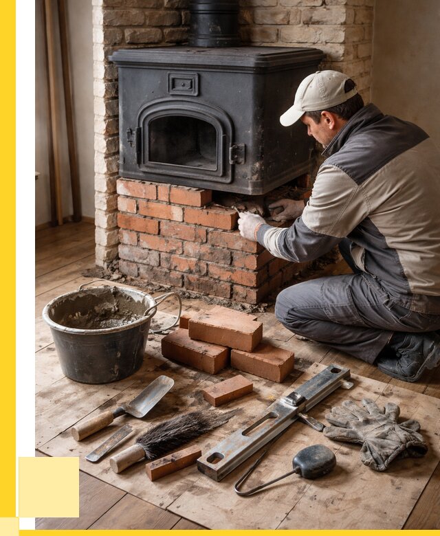 Ремонт печей в Великих Луке от 12404 р., услуги печника ЭриданВкл