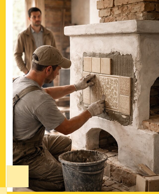 Отделка печей и банных печей в Великих Луке от 36180 р. | ЭриданВкл