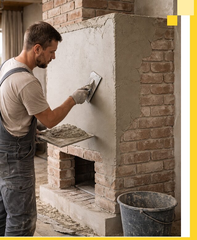 Отделка печей и облицовка каминов в Великих Луке под ключ