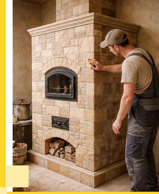 Облицовка печей в Великих Луке от 4652 р. под ключ | ЭриданВкл