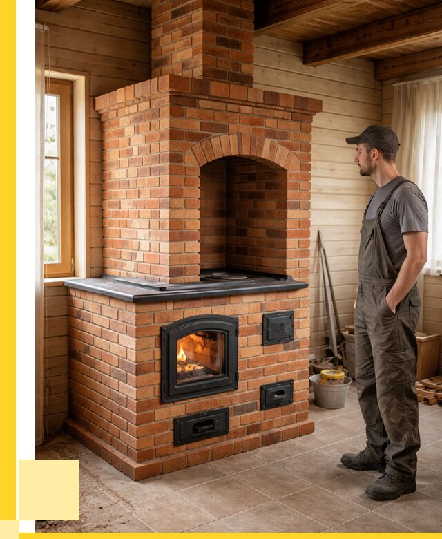 Кирпичные печи в Великих Луке: купить от 155055 р. | ЭриданВкл