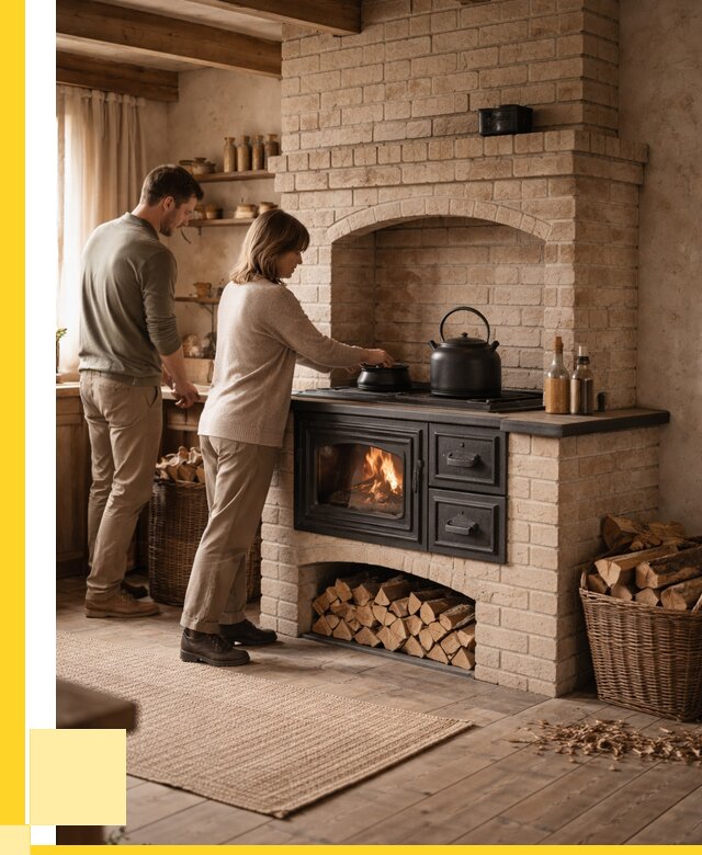 Печи с плитой в Великих Луке от 46517 р. | ЭриданВкл — кирпичная печь