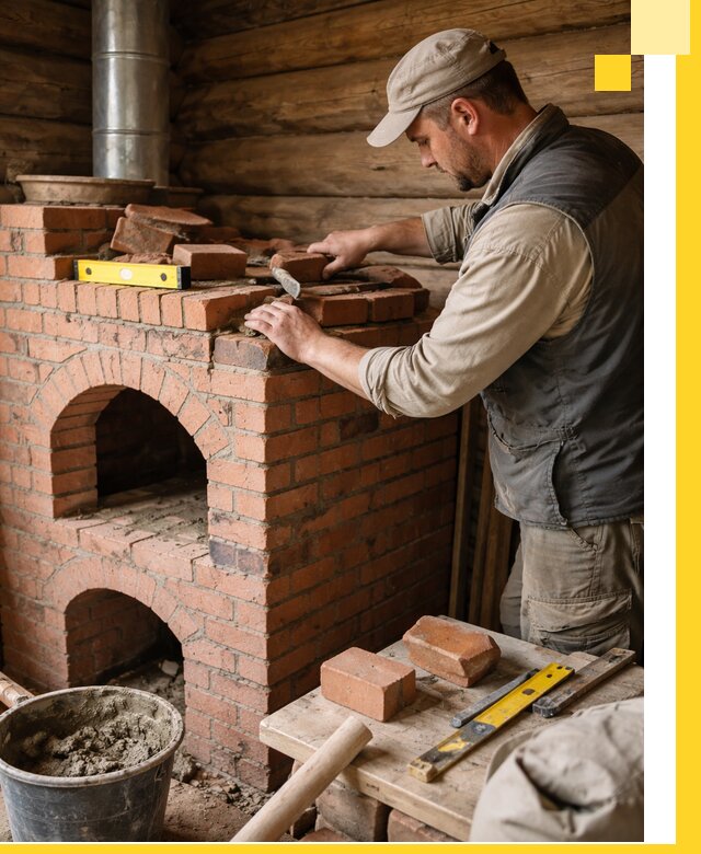 Изготовление и установка русских печей в Великих Луке под ключ