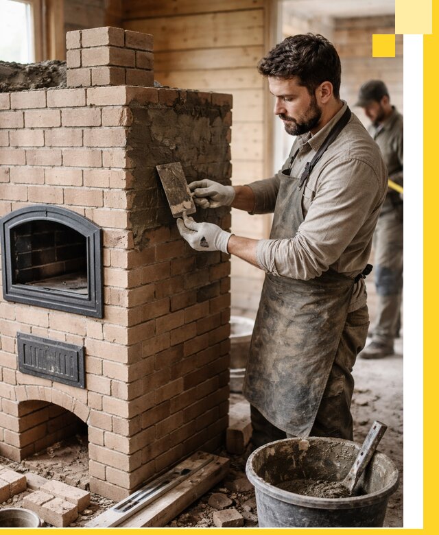 Изготовление и установка печей-шведок под ключ в Великих Луке