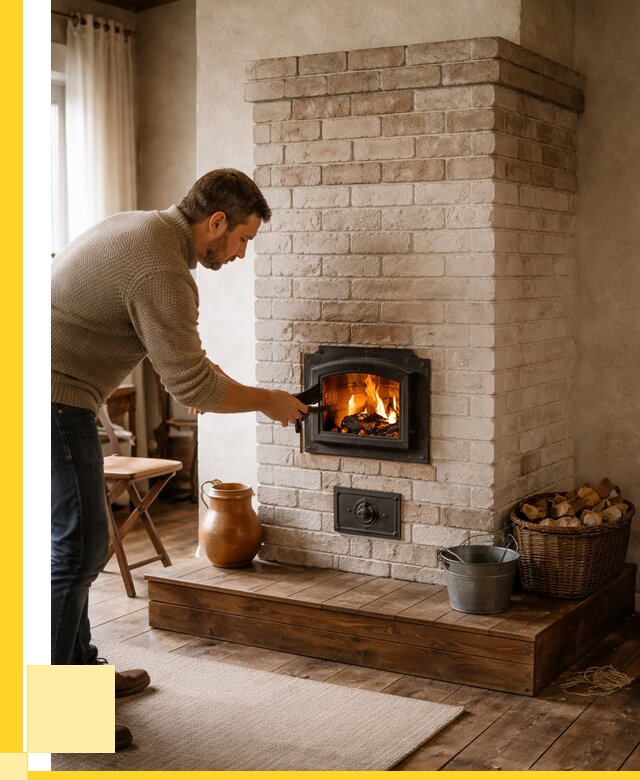 Печь голландка из кирпича в Великих Луке от 87865 р. | ЭриданВкл