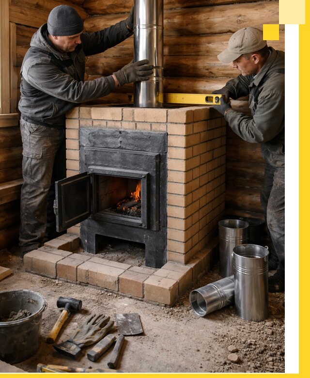 Проектирование, изготовление и установка банных печей в Великих Луке