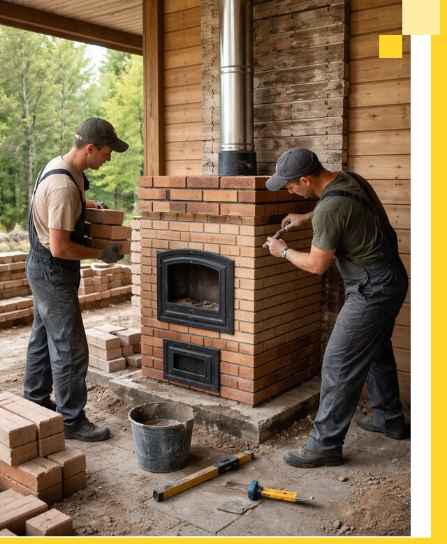 Производство и установка дачных печей под ключ в Великих Луке