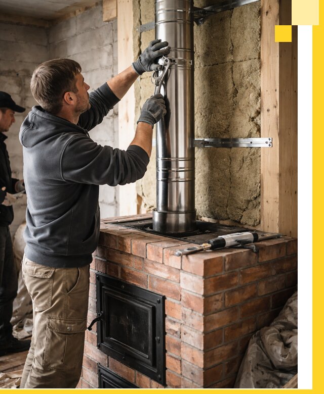 Изготовление и монтаж печей и дымоходов под ключ в Великих Луке