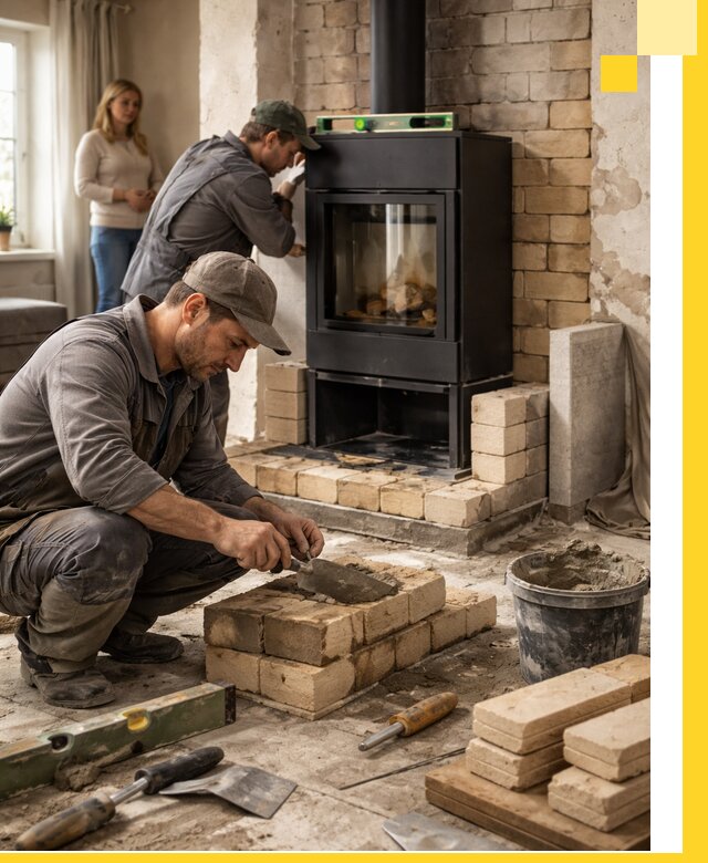 Печи и камины под ключ: проект, установка в Великих Луке