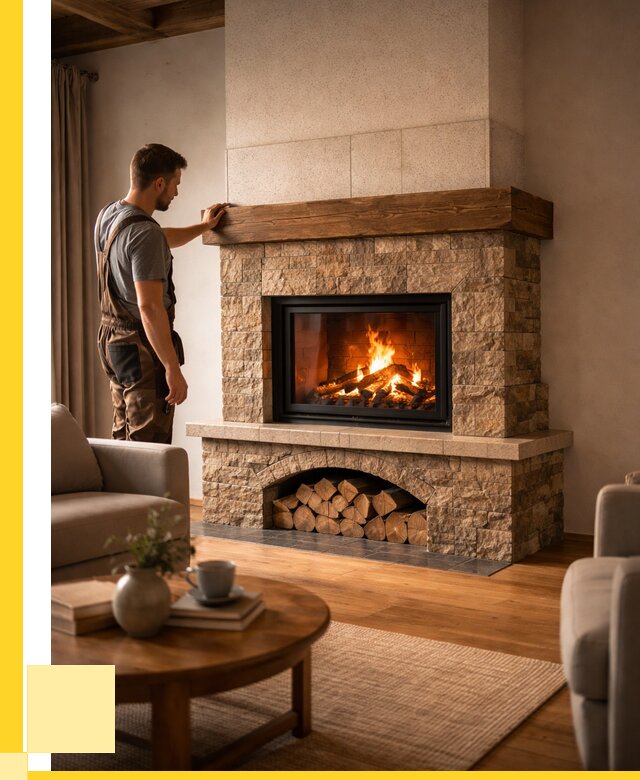 Печи камины для дома под ключ в Великих Луке от 56854 р. | ЭриданВкл