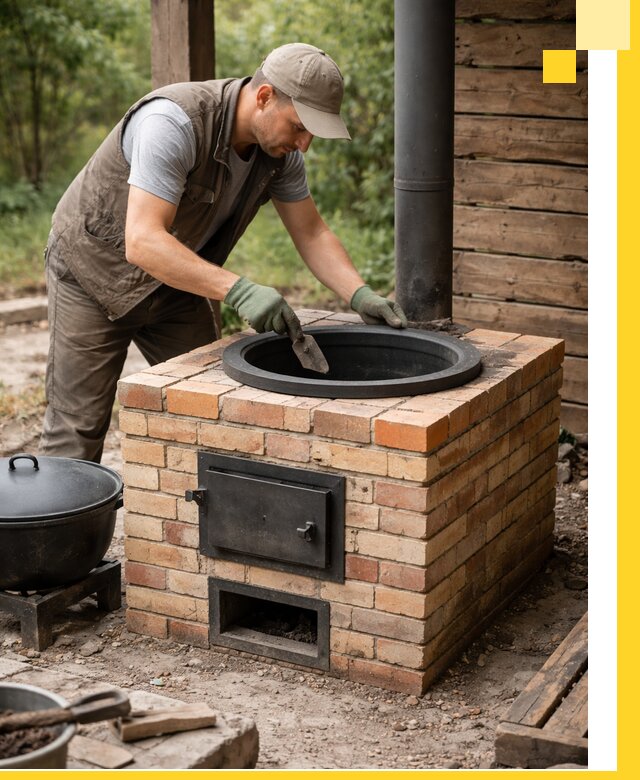 Изготовление и установка печей для казана в Великих Луке под ключ