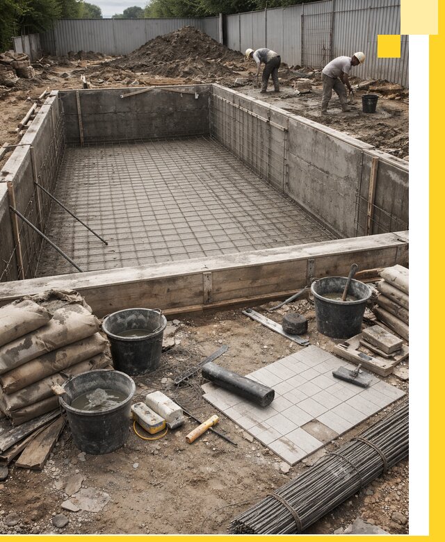 Строительство бассейнов под ключ в Великих Луке, дизайн и монтаж