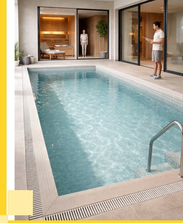 Отделка бассейна пленкой ПВХ в Великих Луке от 3618 р. - ЭриданВкл