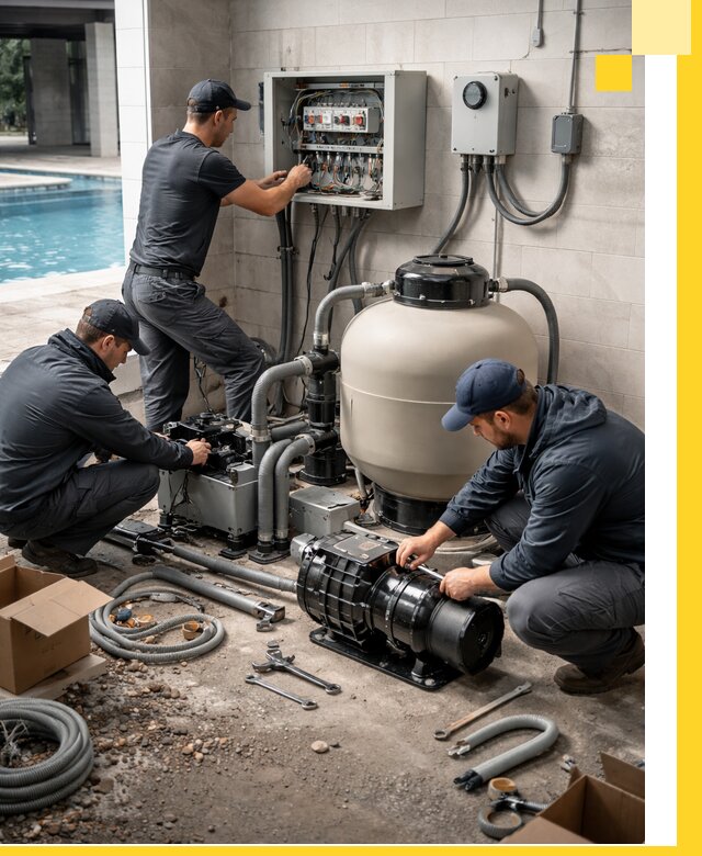 Профессиональный монтаж оборудования для бассейнов в Великих Луке