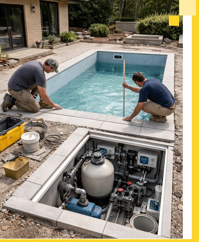 Строительство качественных домашних бассейнов под ключ в Великих Луке