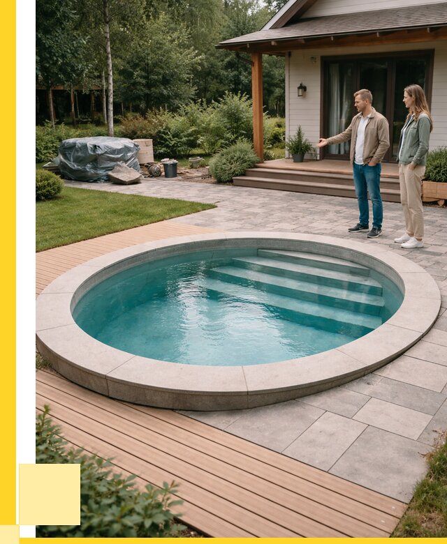 Бассейн на даче под ключ в Великих Луке от 206740 р., ЭриданВкл