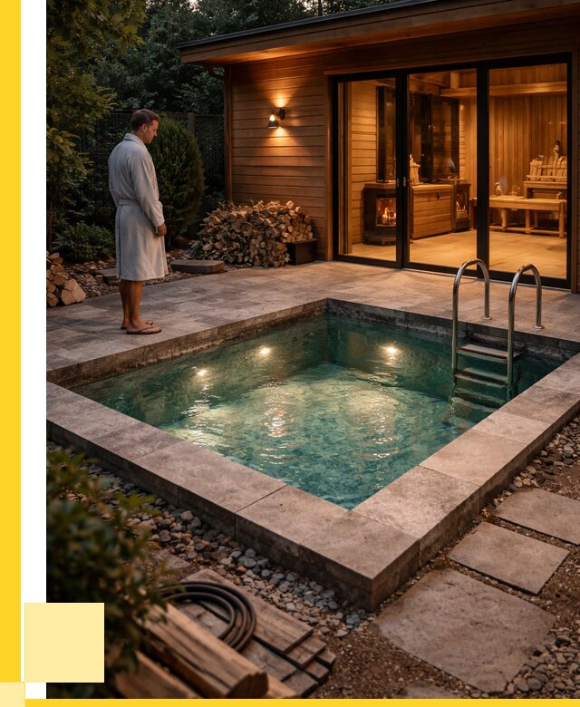 Бани с бассейном под ключ в Великих Луке от 98202 р. | ЭриданВкл