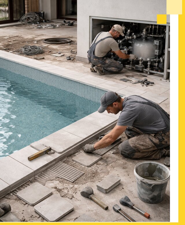 Строительство и монтаж бассейнов в коттедже в Великих Луке