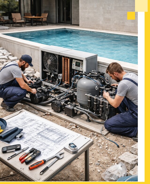 Проектирование и монтаж бассейнов с подогревом в Великих Луке