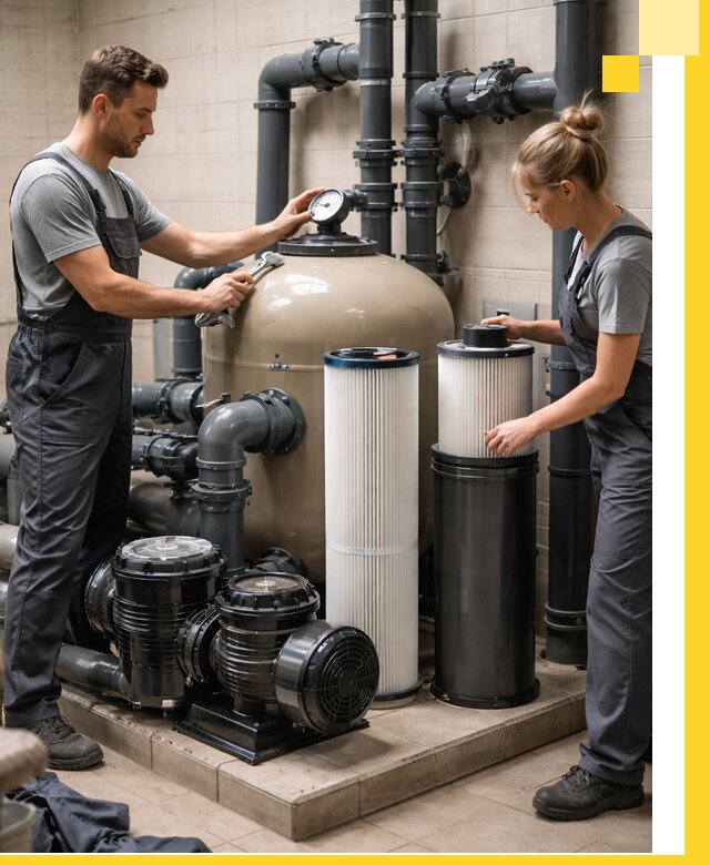 Фильтры и системы фильтрации для бассейнов в Великих Луке