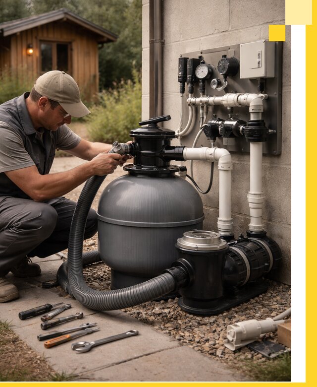 Продажа и монтаж фильтров и насосов для бассейнов в Великих Луке