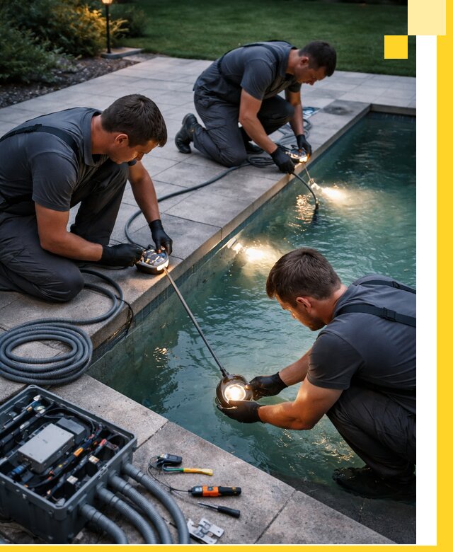 Профессиональное освещение бассейнов в Великих Луке: дизайн и монтаж