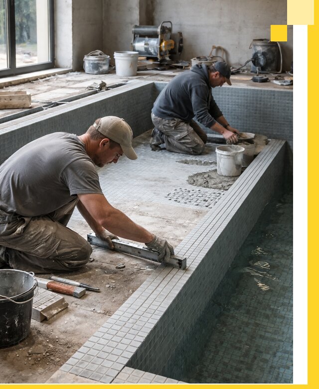 Строительство бассейна в частном доме в Великих Луке под ключ