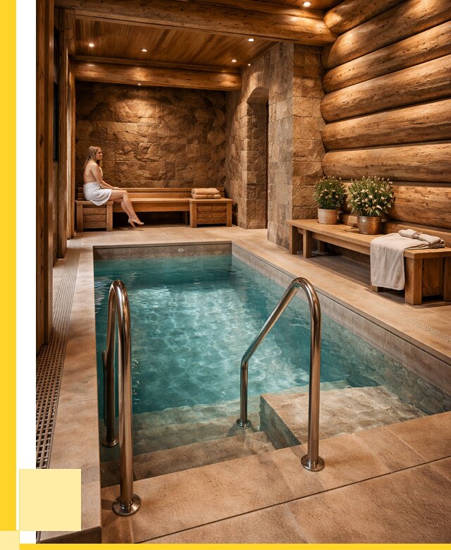 Аренда бани с бассейном в Великих Луке от 1550550 р. | ЭриданВкл