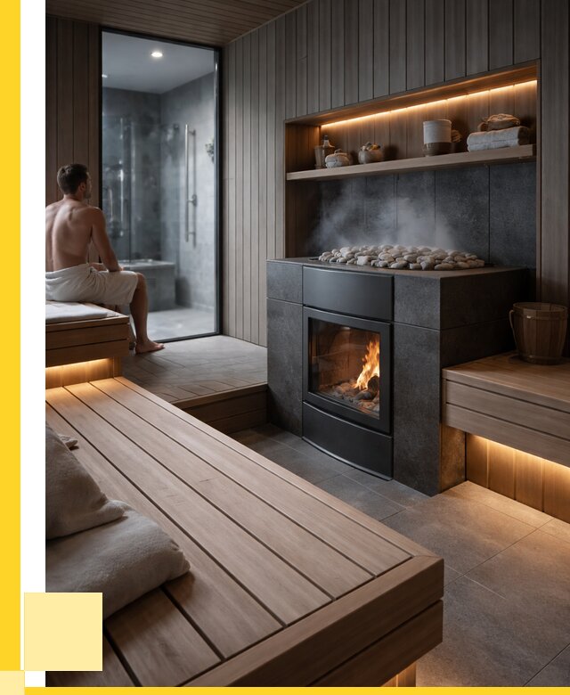 Проект сауны в частном доме в Великих Луке от 36180 р. | ЭриданВкл