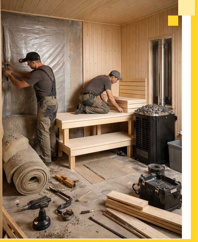 Проекты саун под ключ в Великих Луке дизайн и строительство