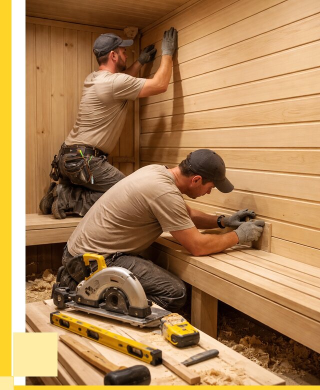 Обшивка саун вагонкой в Великих Луке от 2584 р. | ЭриданВкл