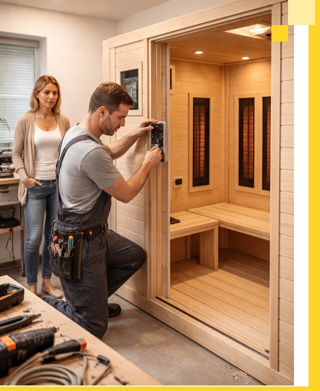 Инфракрасные сауны под ключ в Великих Луке продажа и установка