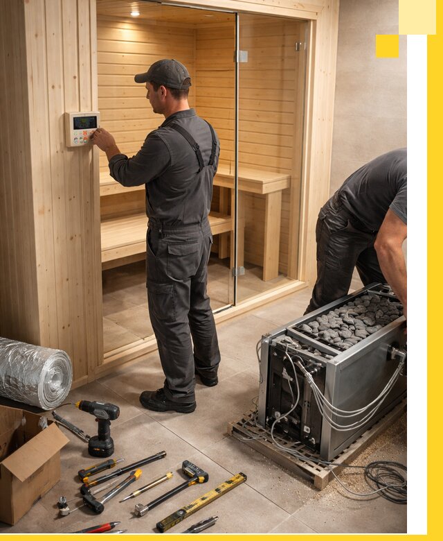 Поставка, установка и монтаж электрических саун в Великих Луке