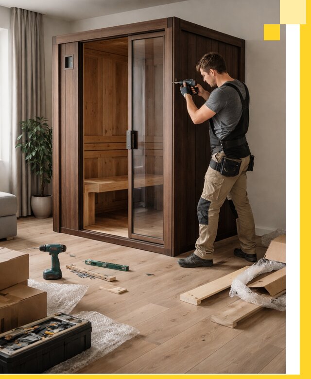 Установка и производство мини саун под ключ в Великих Луке