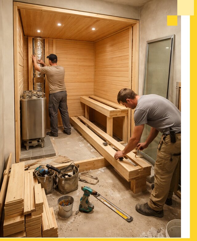 Проектирование и установка домашних саун под ключ в Великих Луке