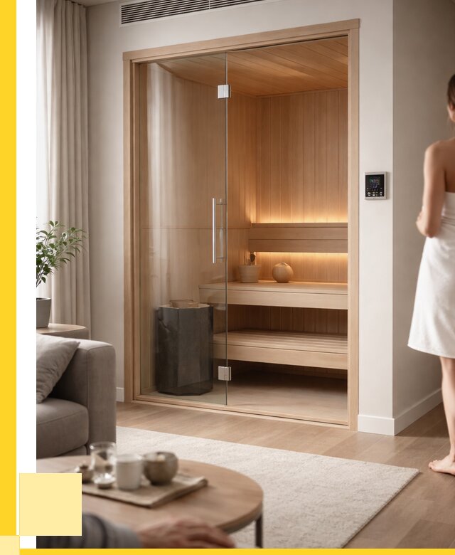 Сауна в квартире под ключ в Великих Луке от 124044 р. ЭриданВкл