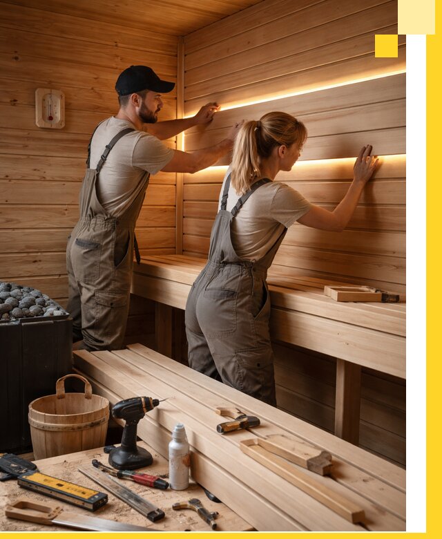 Дизайн саун и бань под ключ с индивидуальным проектом в Великих Луке