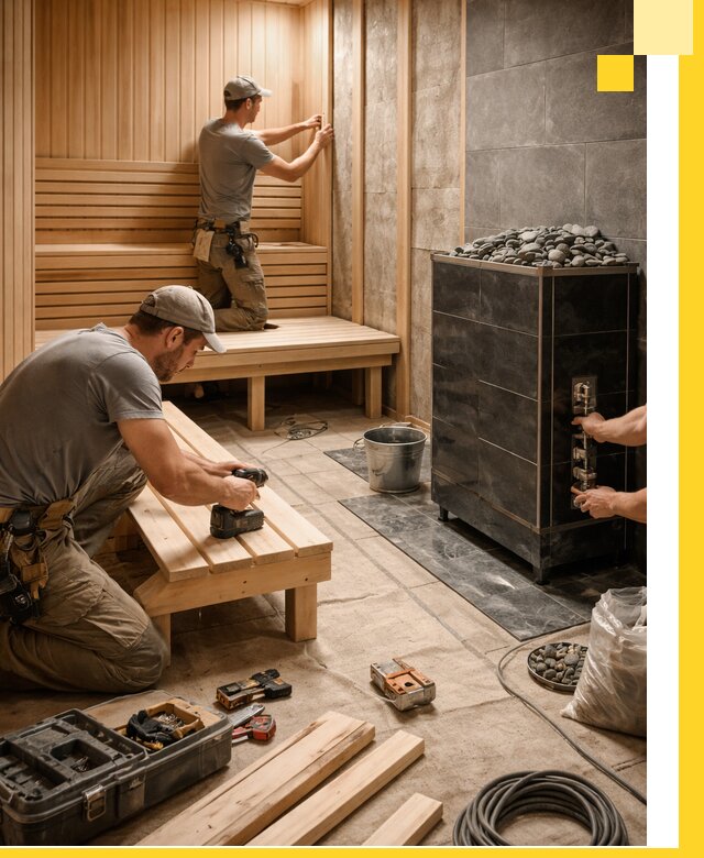 Дизайн и строительство интерьерных саун под ключ в Великих Луке